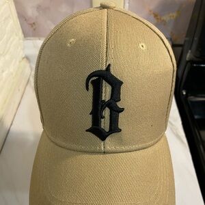 Brown B Letter embroidery Baseball Caps Cotton Snapback Hat Fashion Sports!!!